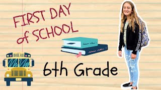 FIRST DAY of MIDDLE SCHOOL  6th GRADE  Back to School 2021 [upl. by Lanaj]