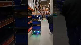 Serena robot moving in click and collect warehouse [upl. by Haroved617]