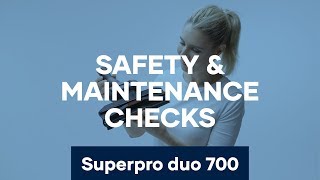 Safety amp Maintenance Checks  Superpro duo 700 Backpack Vacuum  Pacvac Product Training Video [upl. by Cassilda675]