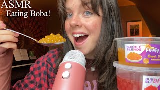 ASMR Eating Bursting BOBA [upl. by Auqinom830]