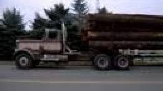 1956 KENWORTH LOG TRUCK  FIRST LOAD IN 18 YEARS [upl. by Hooge223]