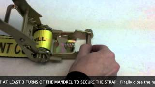 How To Thread A Ratchet Strap [upl. by Muhcan]