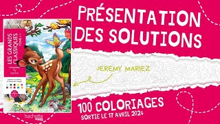 Les grands classiques tome 11  coloriages mystères Hachette Heroes  SOLUTIONS [upl. by Rednael]