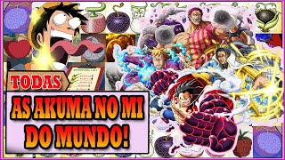 LISTA TOTAL DE AKUMA NO MI A LISTA MAIS COMPLETA DO MUNDO CONHEÃ‡A TODAS AS FRUTAS LIGADAS A OBRA [upl. by Alocin841]