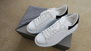 A Closer Look at Alexander Mcqueen Oversized Sneakers Review and Unboxing [upl. by Sivaj]