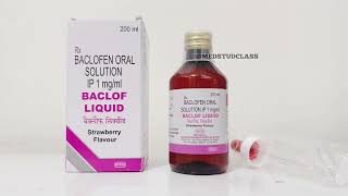 Baclof Liquid uses in Hindi baclofen syrup full jankari [upl. by Crosse]