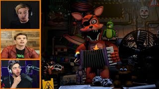 Lets Players Reaction To Meeting Rockstar Foxy For The First Time  Fnaf [upl. by Refeinnej]