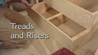 How to Build Stairs Treads and Risers [upl. by Baudoin]