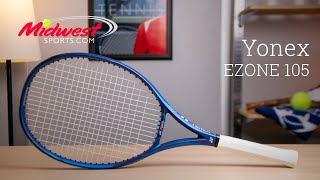 Yonex EZONE 105 Racquet Review  Midwest Sports [upl. by Aniraz]