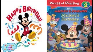 Disney Mickey Mouse amp Friends quot Mickey’s Birthdayquot Storytime Read Aloud 4u [upl. by Hollis224]