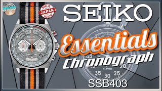 Head Turner  Seiko Essentials MecaQuartz 100m Chronograph SSB403 Unbox amp Review [upl. by Ahsal]