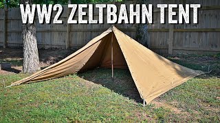 WW2 Zeltbahn Tent [upl. by Rehpotsirhk]