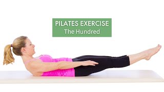 Pilates Exercise The Hundred  Pilates Anytime [upl. by Runck651]