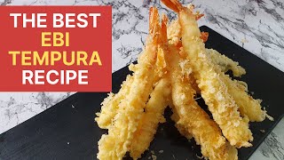 HOW TO COOK RESTAURANTSTYLE EBI TEMPURA Secret Technique Revealed  Chef Nico Garcia [upl. by Olrak723]