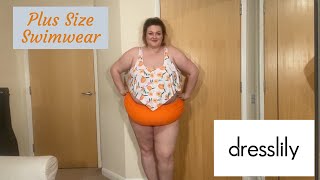 My First Swimwear Haul  Dresslily Plus Size Try On Haul  5XL  TrinaLouise [upl. by Faso210]