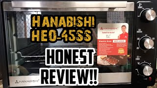 BAKIT GANITO HANABISHI ll HANABISHI ELECTRIC OVEN HEO45SS ll HONEST REVIEW 2020 PHILIPPINES [upl. by Hulen]