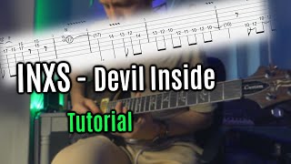 INXS  Devil Inside tutorial wTABS [upl. by Labannah]