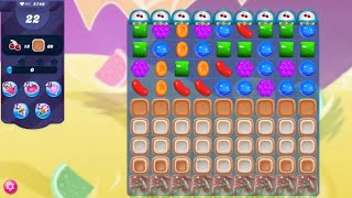 Candy Crush Saga LEVEL 5746 NO BOOSTERS new version [upl. by Spanjian]