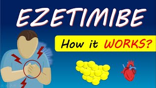 Ezetimibe 10 mg tablet Zetia  Uses Side effects [upl. by Edrock218]