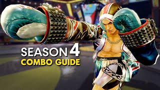 TEKKEN 7  Steve Fox Combo Guide Season 4 [upl. by Acemat]