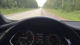 Audi A4 B8 bad wheel bearing sound vs normal sound [upl. by Idnarb848]