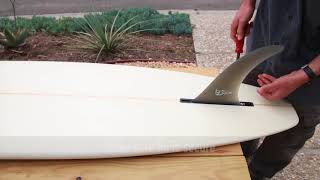 How To Install A Single Fin [upl. by Ecyt]