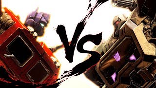 Transformers G1 Optimus Prime VS Megatron Remake [upl. by Ecirtnahs]