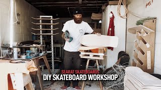 How To Make SKATEBOARDS In Your Garage [upl. by Adliw]