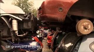 auto sloperij Venlo  car graveyard in Venlo [upl. by Claudell504]