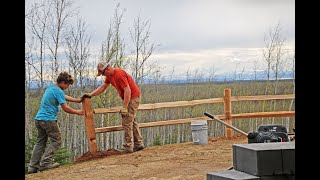 Installing a Split Rail Fence [upl. by Idelia]