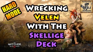 Witcher 3  Skellige Gwent Deck vs Velen  Lets Play  4K Ultra HD [upl. by Aina]