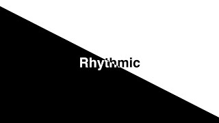 Rhythmic Fast Kinetic Typography Dont Blink [upl. by Og]