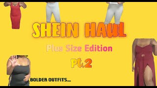 SHEIN HAUL  PLUS SIZE EDITION  PT2 [upl. by Ellenaj]