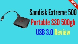 Sandisk Extreme 500 Portable SSD 500GB USB 30 Review [upl. by Ahsenroc802]