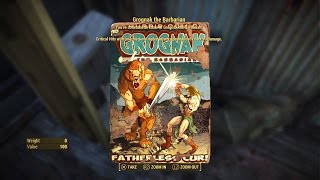 Fallout 4  Grognak the Barbarian Fatherless Cur [upl. by Schmidt]