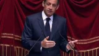 Discours de N Sarkozy devant le Parlement réuni en Congrès à Versailles [upl. by Nnylrats]