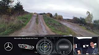 Mercedes G400 CDI on off road track offical mercedes course video for my son Elias [upl. by Enaamuj]