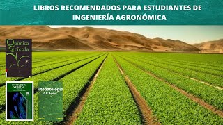 LIBROS RECOMENDADOS PARA INGENIEROS AGRÓNOMOS [upl. by Boles]