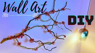 Wall Art using twigs [upl. by Novert]