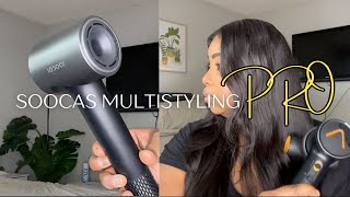 SOOCAS PRO MULTI STYLING HAIRDRYER UNBOXING  REVIEW A MUST HAVE [upl. by Goines971]