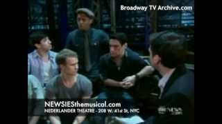 Disneys NEWSIES on ABC Nightline 050312 [upl. by Othelia]