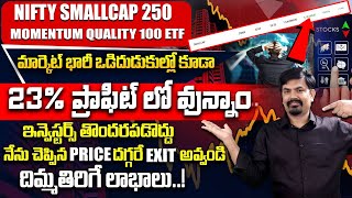 Sundara Rami Reddy  Nifty Smallcap250 Momentum Quality 100 ETF 23 PROFIT Booked mutualfunds etf [upl. by Stinky122]