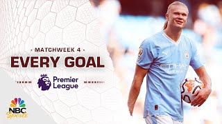 Every Premier League goal from Matchweek 3 202324  NBC Sports [upl. by Zetrok]