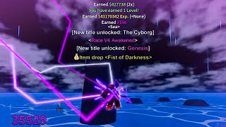 I Awakened Cyborg V4 Using Dark Fragment But Blox Fruits [upl. by Norby1]