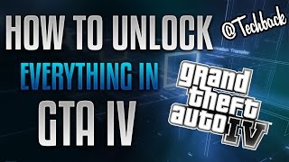 How To Unlock All Mission Cars Maps Money etc In GTA IV [upl. by Elison839]