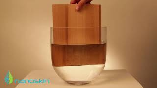 Nanoskin Wood Coating  application and effect [upl. by Arelc]