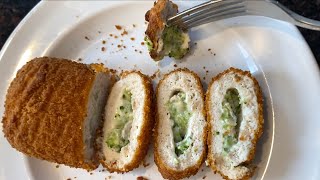 Air Fryer Frozen Stuffed Chicken Breast With Broccoli And Cheese [upl. by Ermentrude]