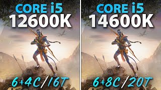 Intel i512600K vs i514600K  Test in 9 Games [upl. by Nehgem668]