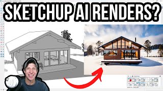 AI Renders from SketchUp GETTING BETTER [upl. by Cyrillus]