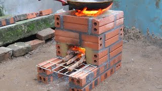 DIY firewood stove \ Traditional wood stove for Home [upl. by Zeidman]